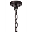 J&D Designs Co Imperial 1-Light Glass and Metal Pendant