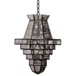 J&D Designs Co Imperial 1-Light Glass and Metal Pendant