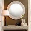 J&D Designs Revolution Wood Table Lamp in Black with Linen Shade