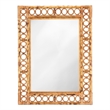 J&D Designs Co Marche Mirror in Natural Bamboo in Natural