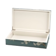 J&D Designs Co Bouquet Decorative Lacquered Paper Box in Blue