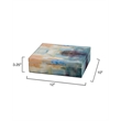 J&D Designs Co Colorwash Decorative Lacquered Paper Box in Blue