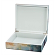 J&D Designs Co Colorwash Decorative Lacquered Paper Box in Blue