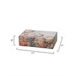 J&D Designs Co Mural Decorative Lacquered Paper Box in Blue