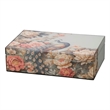 J&D Designs Co Mural Decorative Lacquered Paper Box in Blue