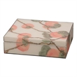 J&D Designs Co Persimmon Decorative Lacquered Paper Box in Orange
