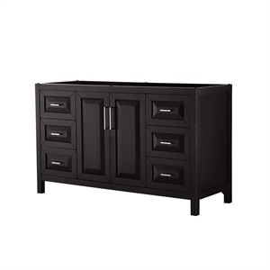 Wyndham Collection Daria 60&quot No-Sink Wood Single Bathroom Vanity in Espresso