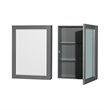 Wyndham Collection Sheffield 72 Inch Wood Double Bathroom Vanity in Dark Gray