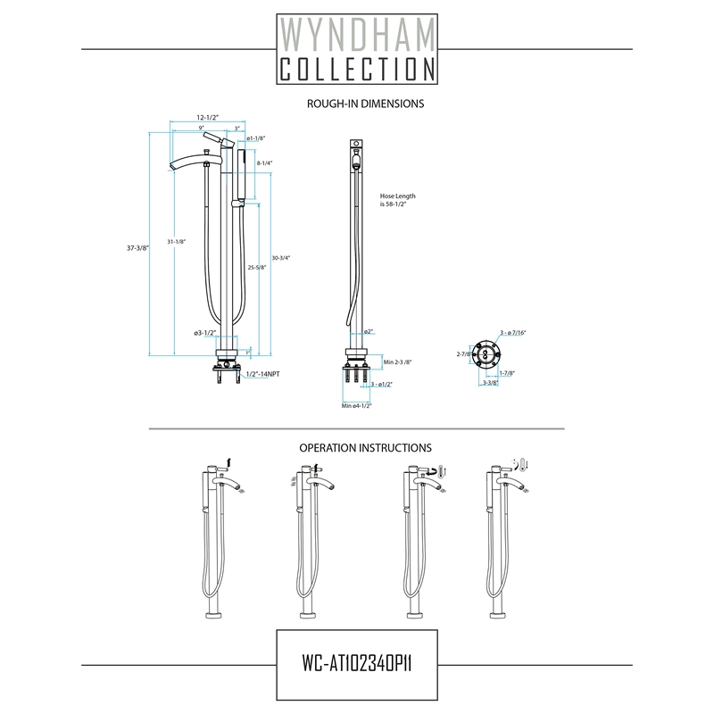 Wyndham Collection Taron 3.5