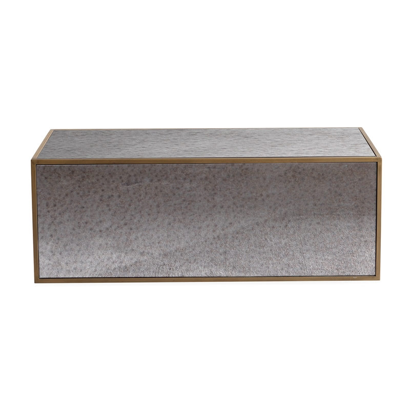TOV Furniture Lana Mirrored Large Coffee Table
