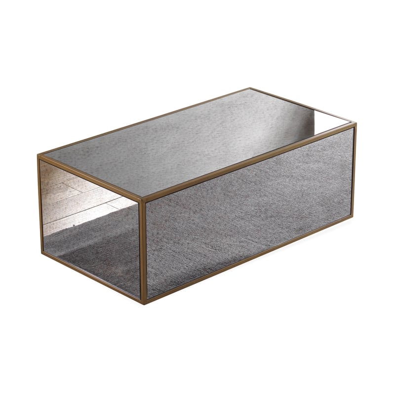 TOV Furniture Lana Mirrored Large Coffee Table