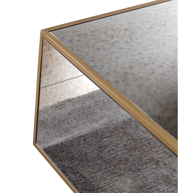 TOV Furniture Lana Mirrored Large Coffee Table