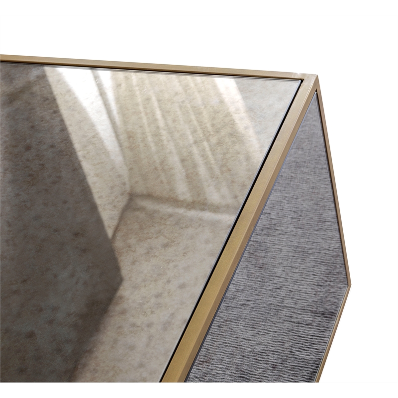 TOV Furniture Lana Mirrored Large Coffee Table