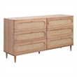 TOV Furniture Carmen Cane 6 Drawer Dresser