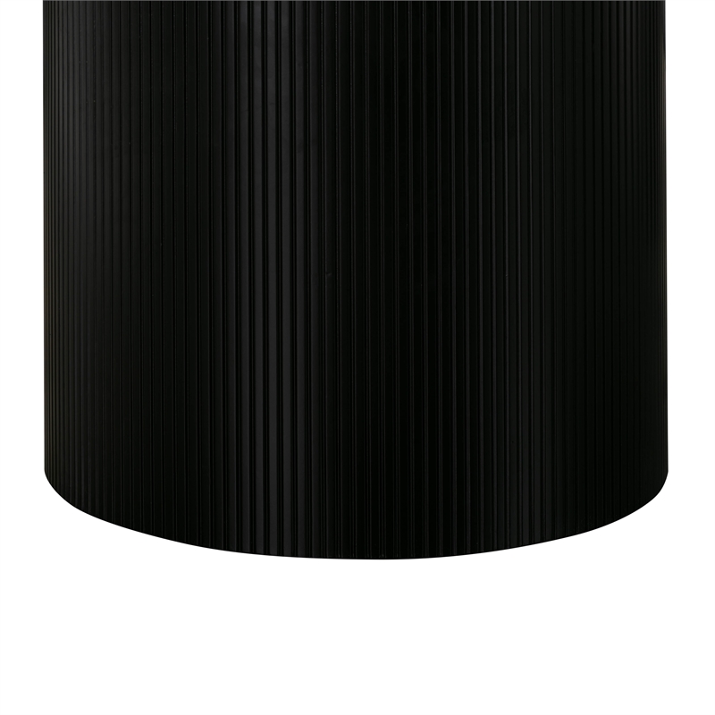 TOV Furniture White and Black Lacquer Dining Table