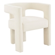 TOV Furniture Sloane Cream Velvet Upholstered Dining Chair