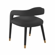 TOV Furniture Lucia Black Velvet Dining Chair