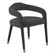 TOV Furniture Lucia Black Velvet Dining Chair