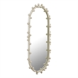 TOV Furniture Bubbles Ivory Large Oval Wall Mirror