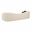 Leonie Beige Faux Shearling Sofa