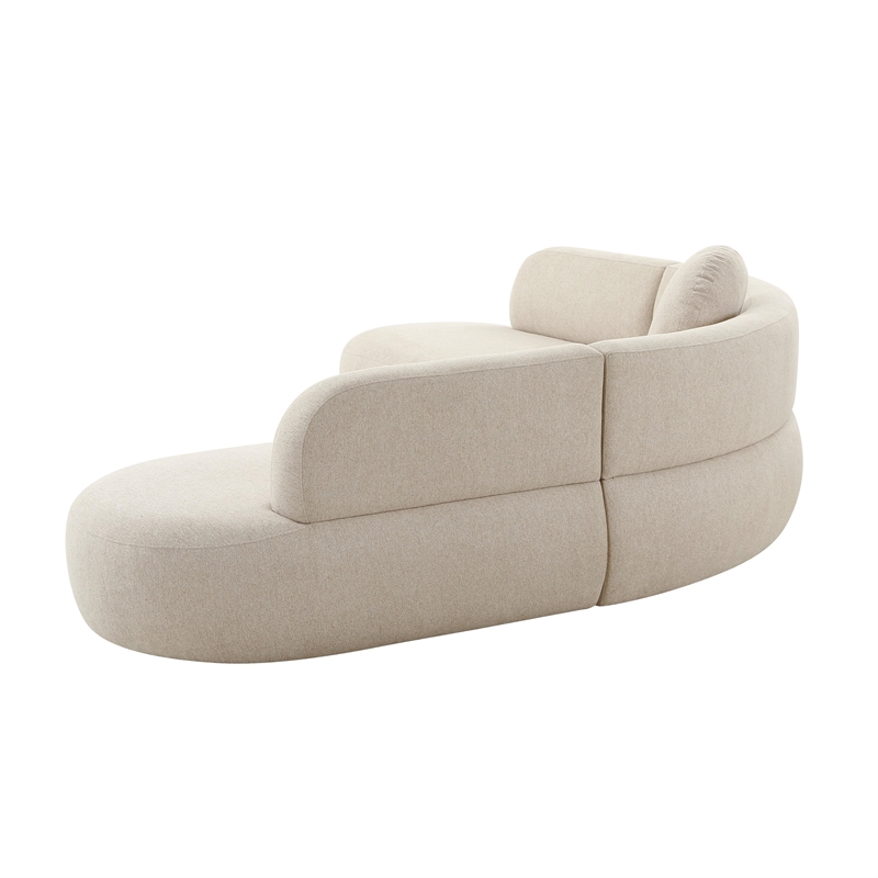 Broohah Beige Upholstered Sectional