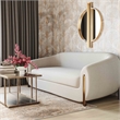 Lina Cream Textured Linen Sofa by Inspire Me Home Decor