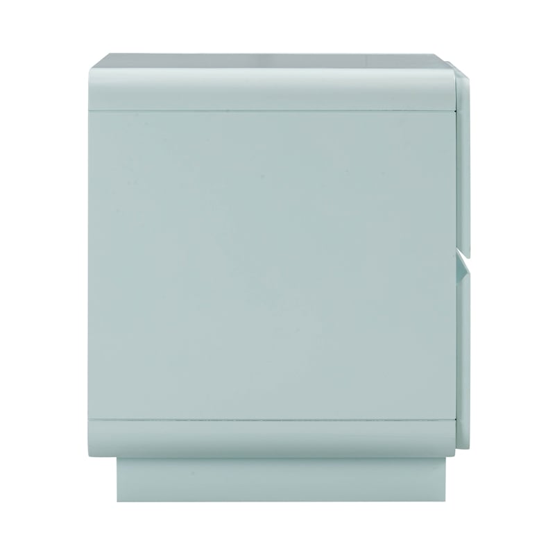 Sagura Blue Wooden Nightstand