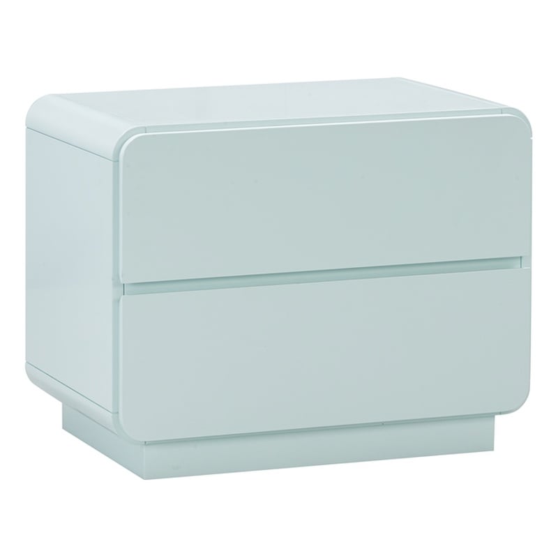 Sagura Blue Wooden Nightstand