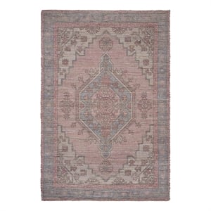 Madra Blush Tone 8' x 10' Cotton Area Rug
