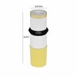 Kaonashi Mustard Yellow Metal Vase