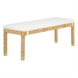 Amara Natural Woven Rattan Bench