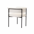 Taylor Cream Performance Linen Dining Chair