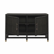 Amara Charcoal Woven Rattan Buffet