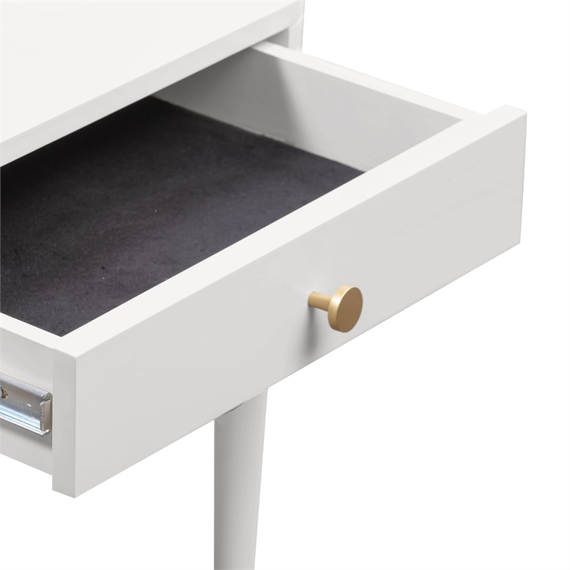 Julieta Cream Wooden Nightstand