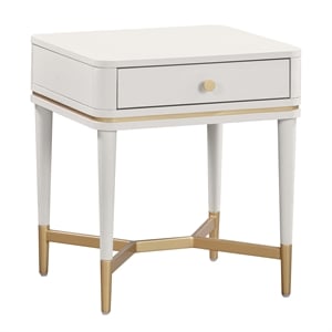 Julieta Cream Wooden Nightstand
