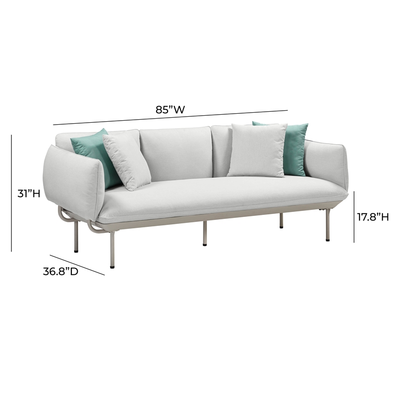 Katti Light Gray Outdoor Sofa