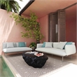Katti Light Gray Outdoor Loveseat