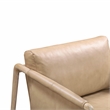 Chakka Tan Genuine Leather Accent Chair
