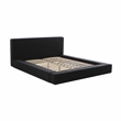 TOV Furniture Olafur Modern Linen Fabric King Size Bed in Black