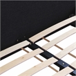 TOV Furniture Olafur Modern Linen Fabric King Size Bed in Black
