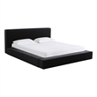 TOV Furniture Olafur Modern Linen Fabric King Size Bed in Black