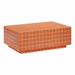 Mixie Brick Orange Tile Indoor / Outdoor Coffee Table