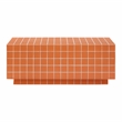 Mixie Brick Orange Tile Indoor / Outdoor Coffee Table