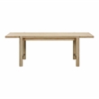 Gata Light Teak Outdoor Rectangular Dining Table