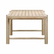 Gata Light Teak Outdoor Rectangular Dining Table