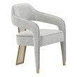 Corralis Speckled Grey Boucle Dining Chair