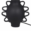 Hazza Black Pleated Table Lamp