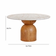 Cynthia Travertine Concrete Indoor / Outdoor 54