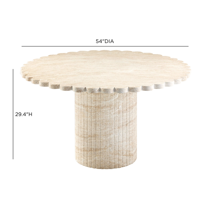 Blossom Washed Travertine Finish Indoor / Outdoor 54