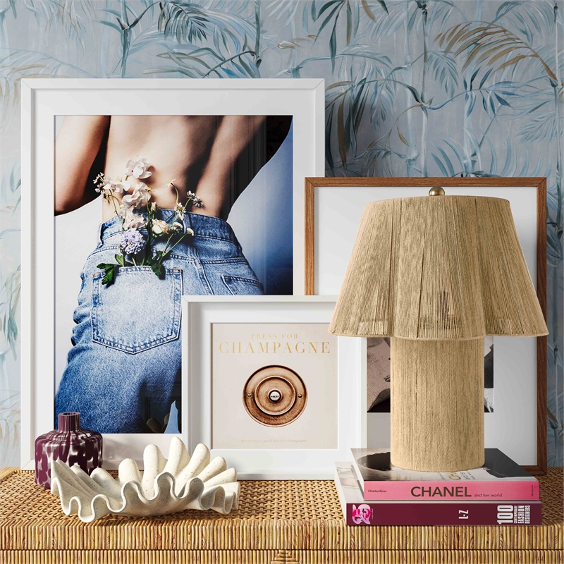 Corrine Natural Jute Table Lamp
